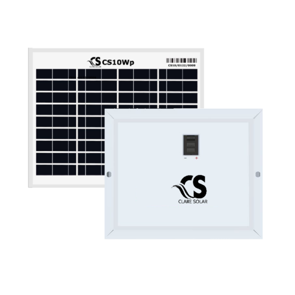 clare solar 10 watt mono solar panel