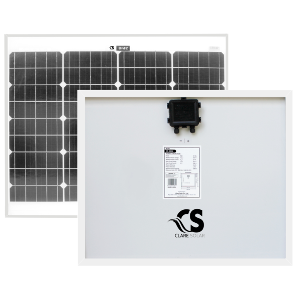 clare solar 50 watt mono solar panel